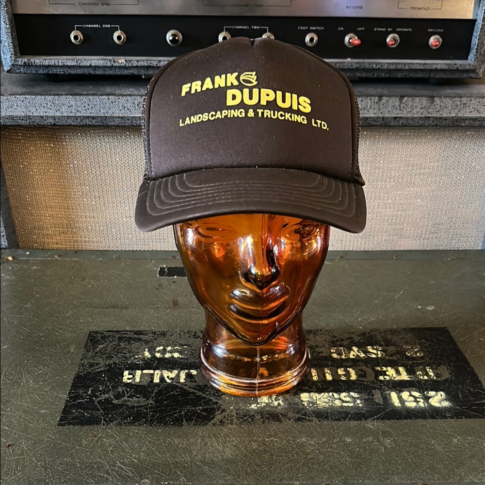 Brown landscaping Trucker hat